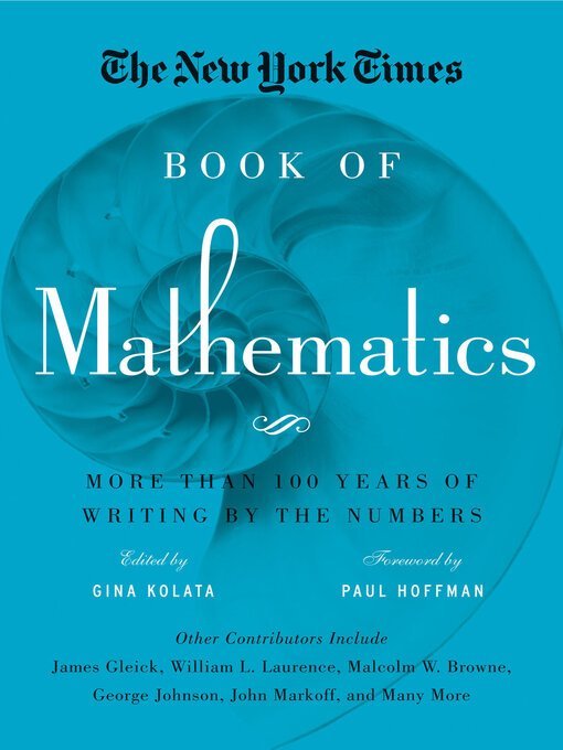 Title details for The New York Times Book of Mathematics by Gina Kolata - Available